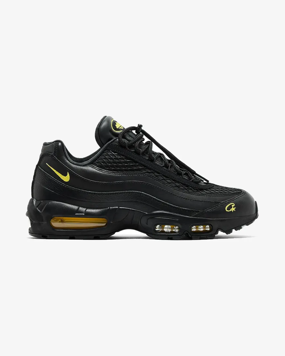 NIKE X CORTEIZ AIR MAX 95 HONEY BLACK orthopedic Zip Closure