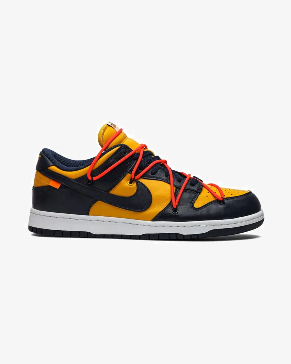 NIKE X OFF WHITE DUNK LOW MICHIGAN NAVY Low Top Style