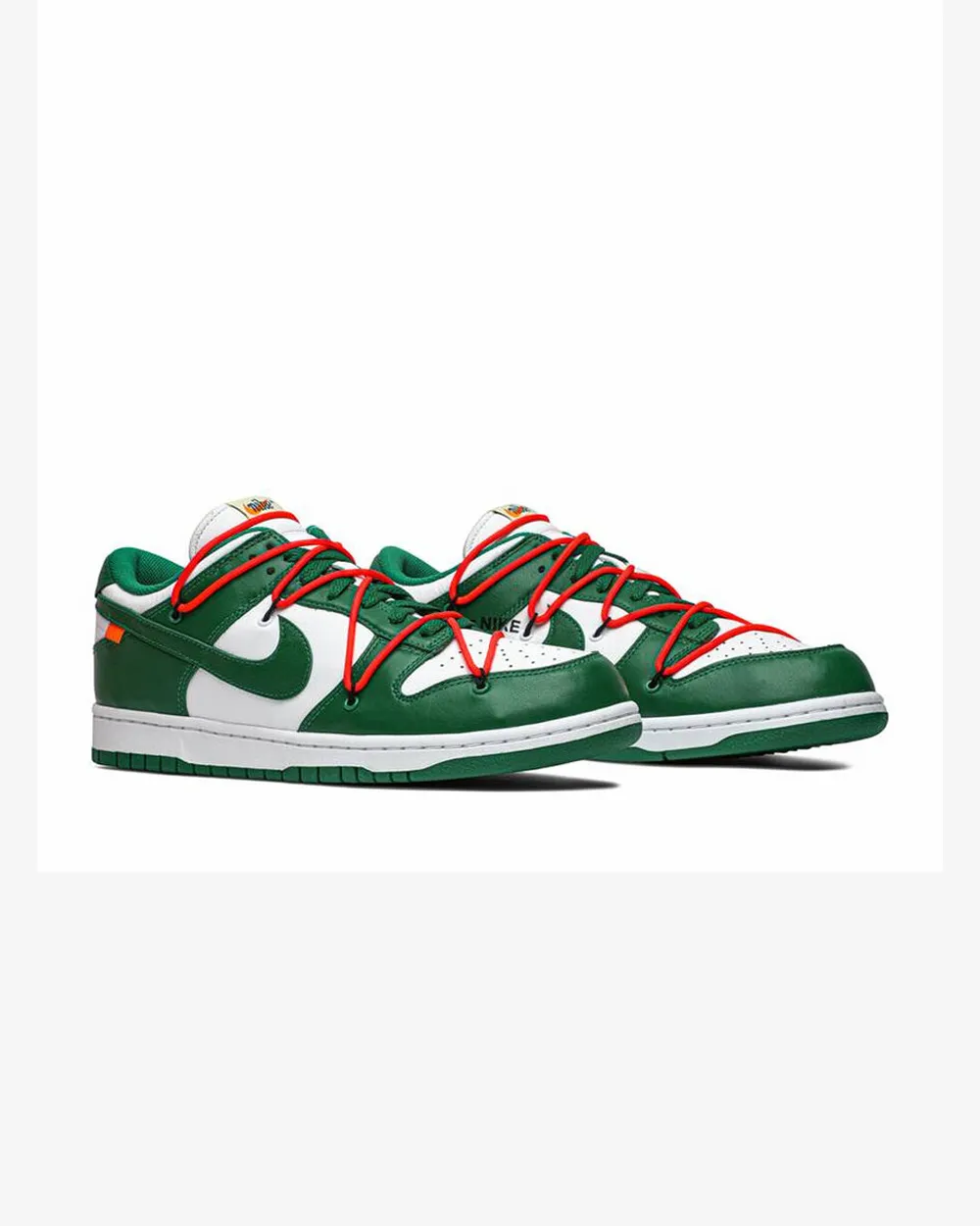 Pavement Ready NIKE X OFF WHITE DUNK LOW PINE GREEN