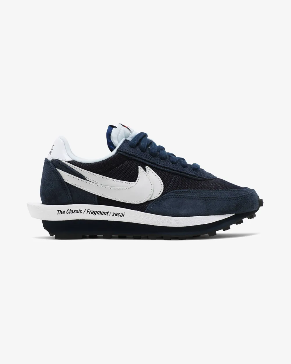 NIKE X SACAI X FRAGMENT LD WAFFLE NAVY BLUE VOID Style Blend