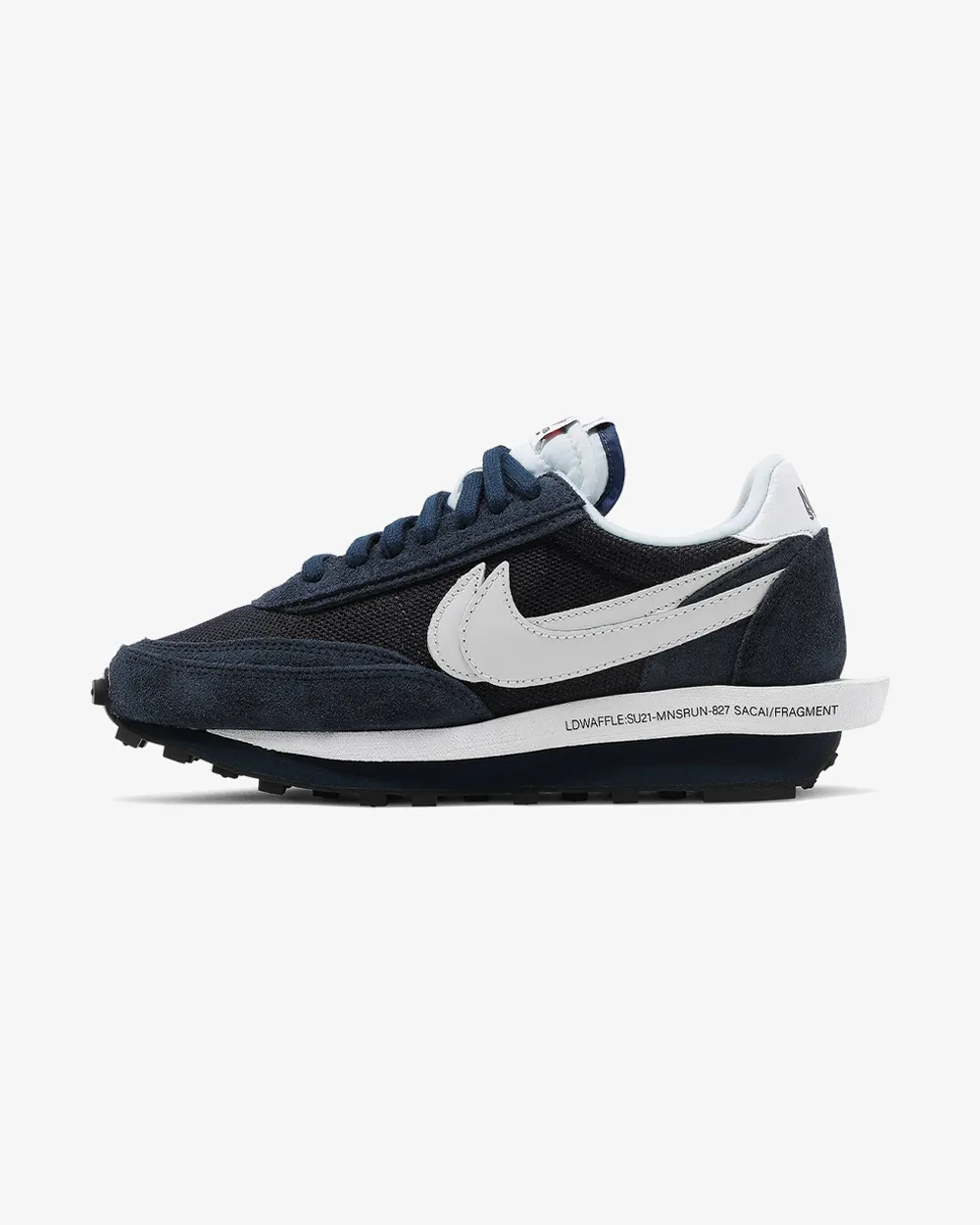 NIKE X SACAI X FRAGMENT LD WAFFLE NAVY BLUE VOID Comfortable ankle