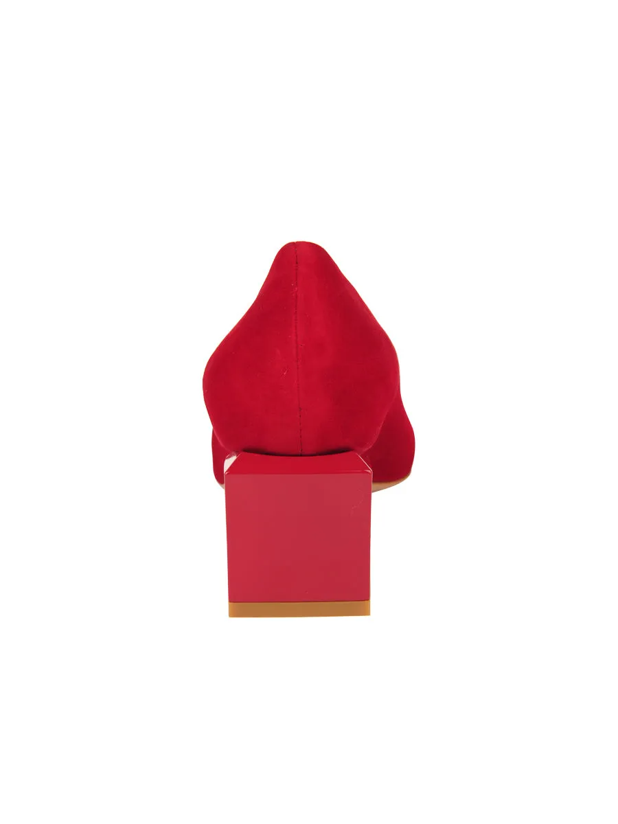 Distinctive flair Novella Block Heeled Pump