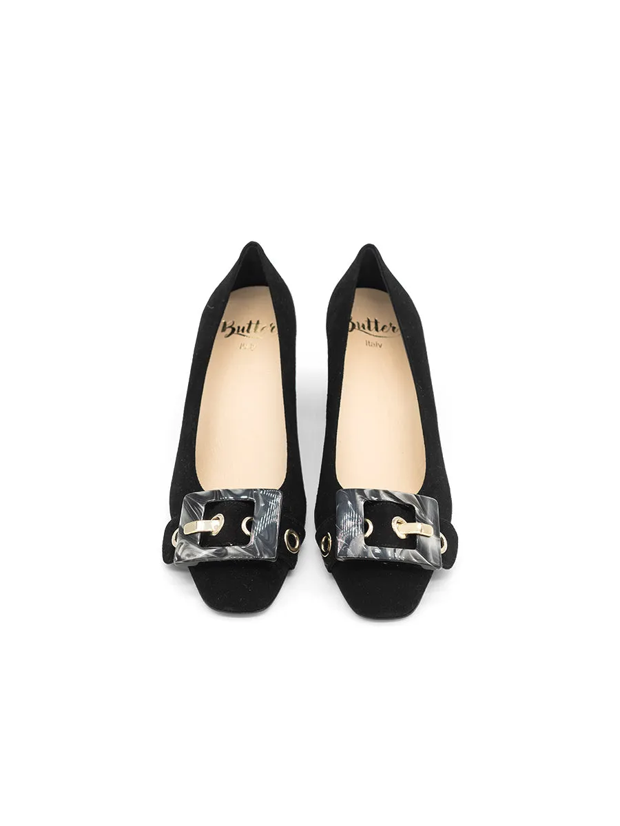 Non - Slip Vibrant Look Nuri Block Heeled Pump
