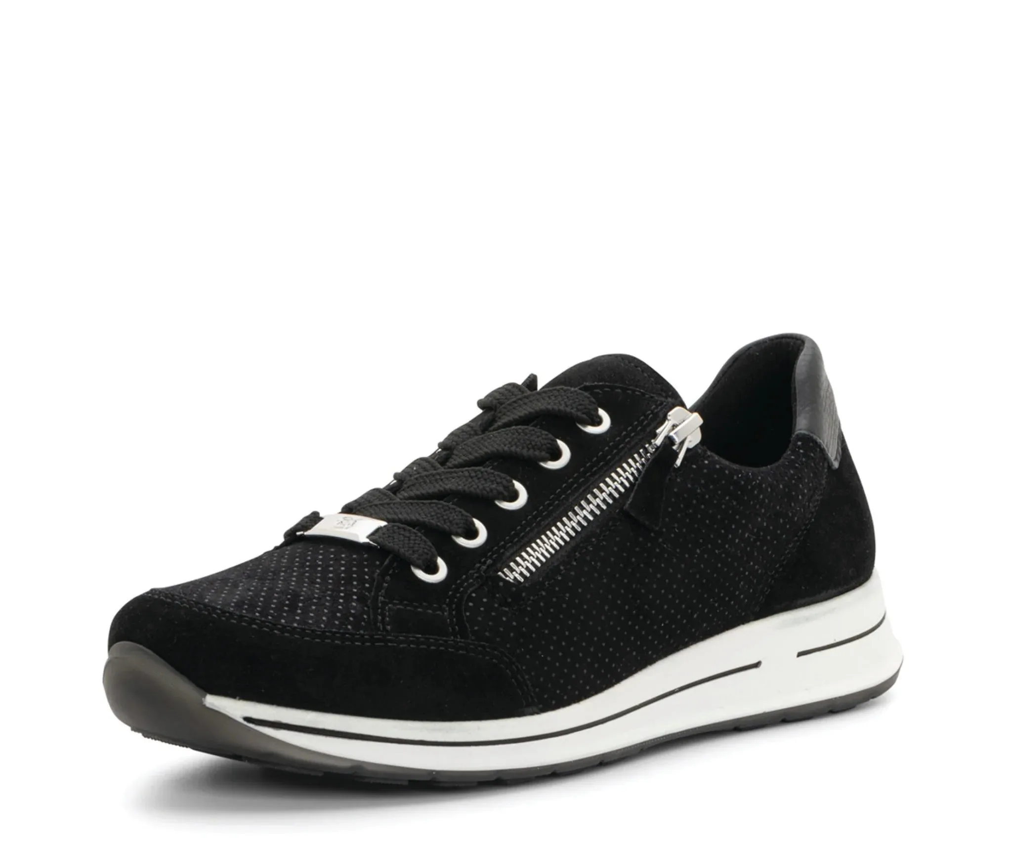 Oleanna Women's Zip Sneaker Stone Path Sleek Fit
