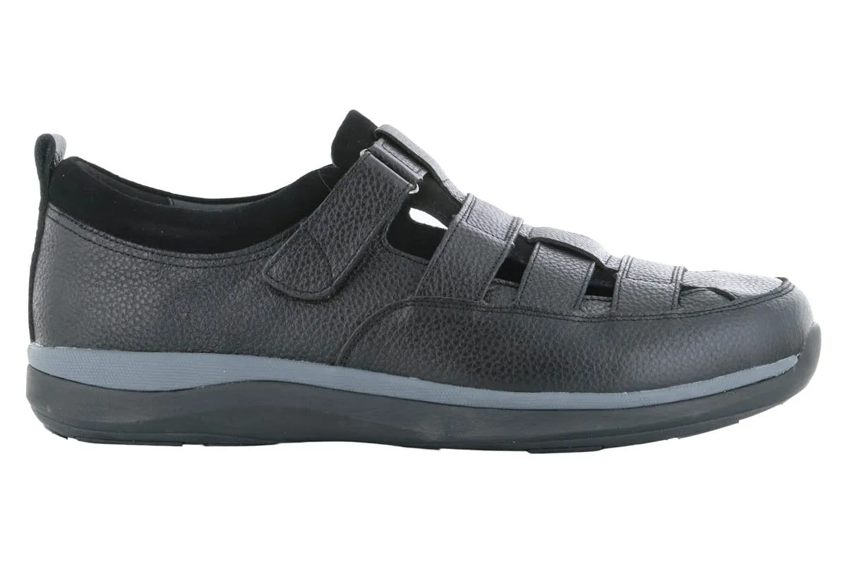 Propet Prescott Black Padded Tongue Mix Hue