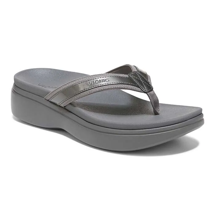 Womens Vionic High Tide II in Pewter Easy Travel