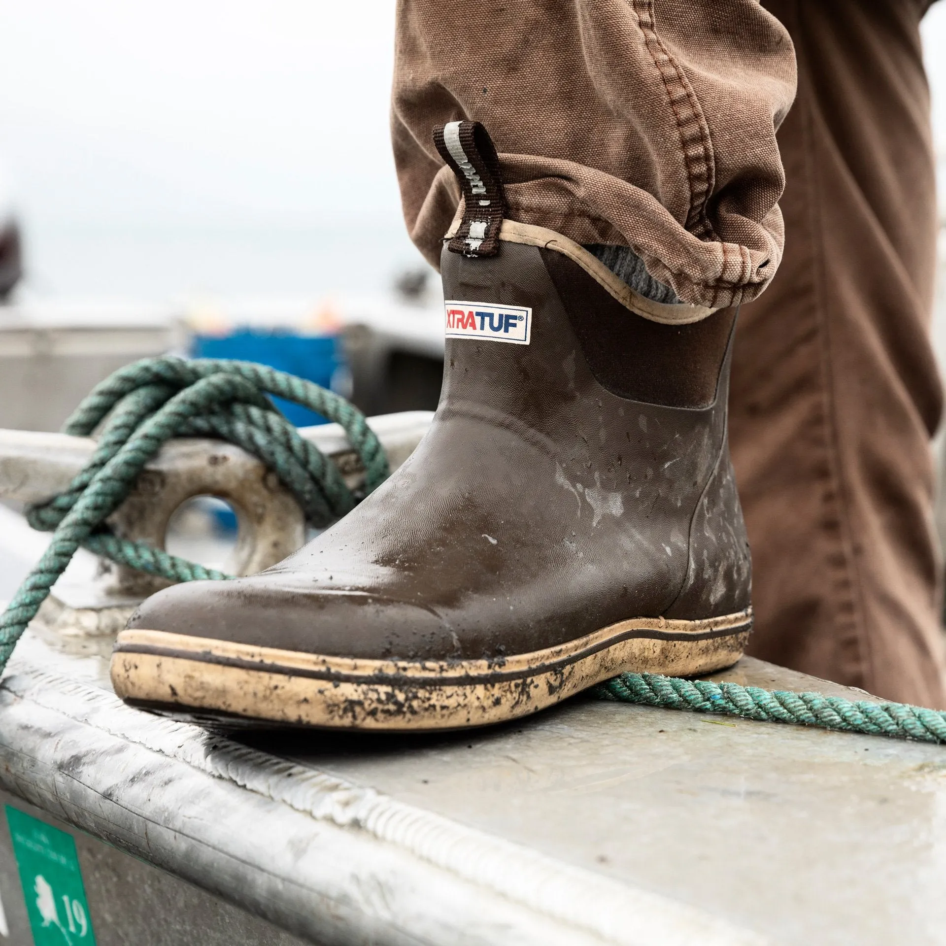 Men's 6" Ankle Deck Boot Work Approved