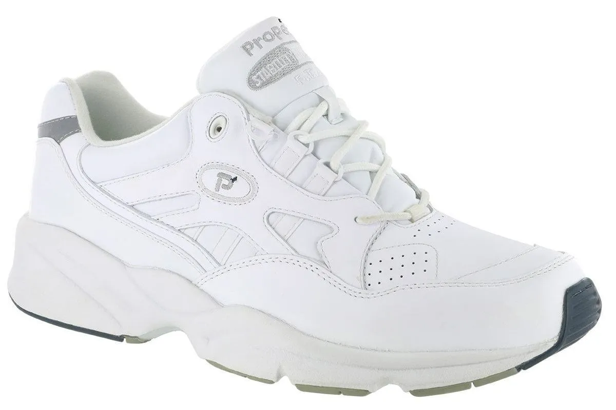 Propet Stability Walker White Push Hike Clean Fit