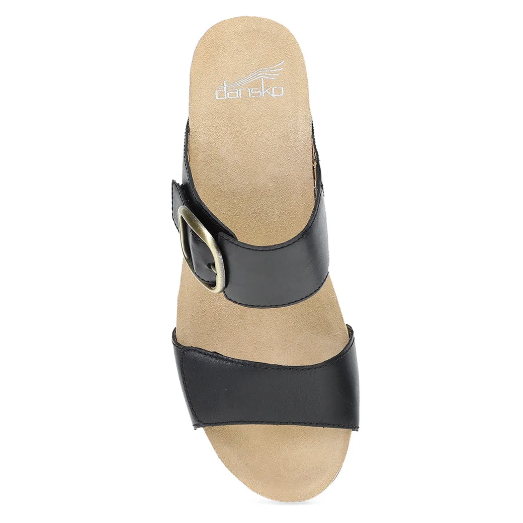 Womens Dansko Shannon in Black Summer Flat Shoes