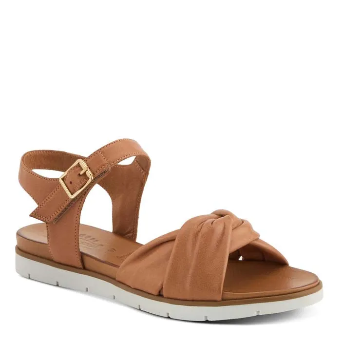 Minimal Weight Heel Strap Womens Spring Step Nihira in Tan