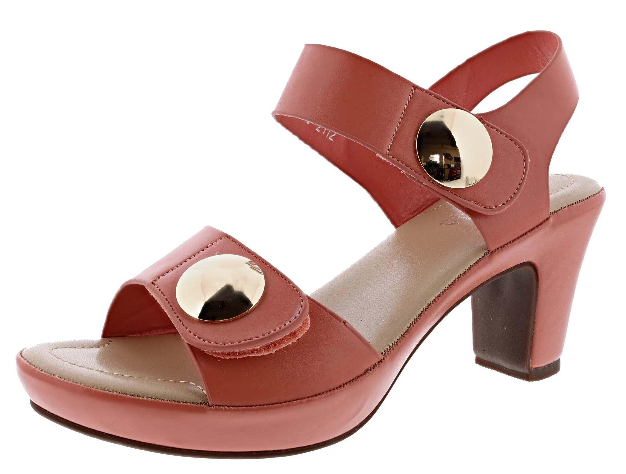 Casual Appeal Patrizia Dade Smooth Ankle Strap Sandals Women's