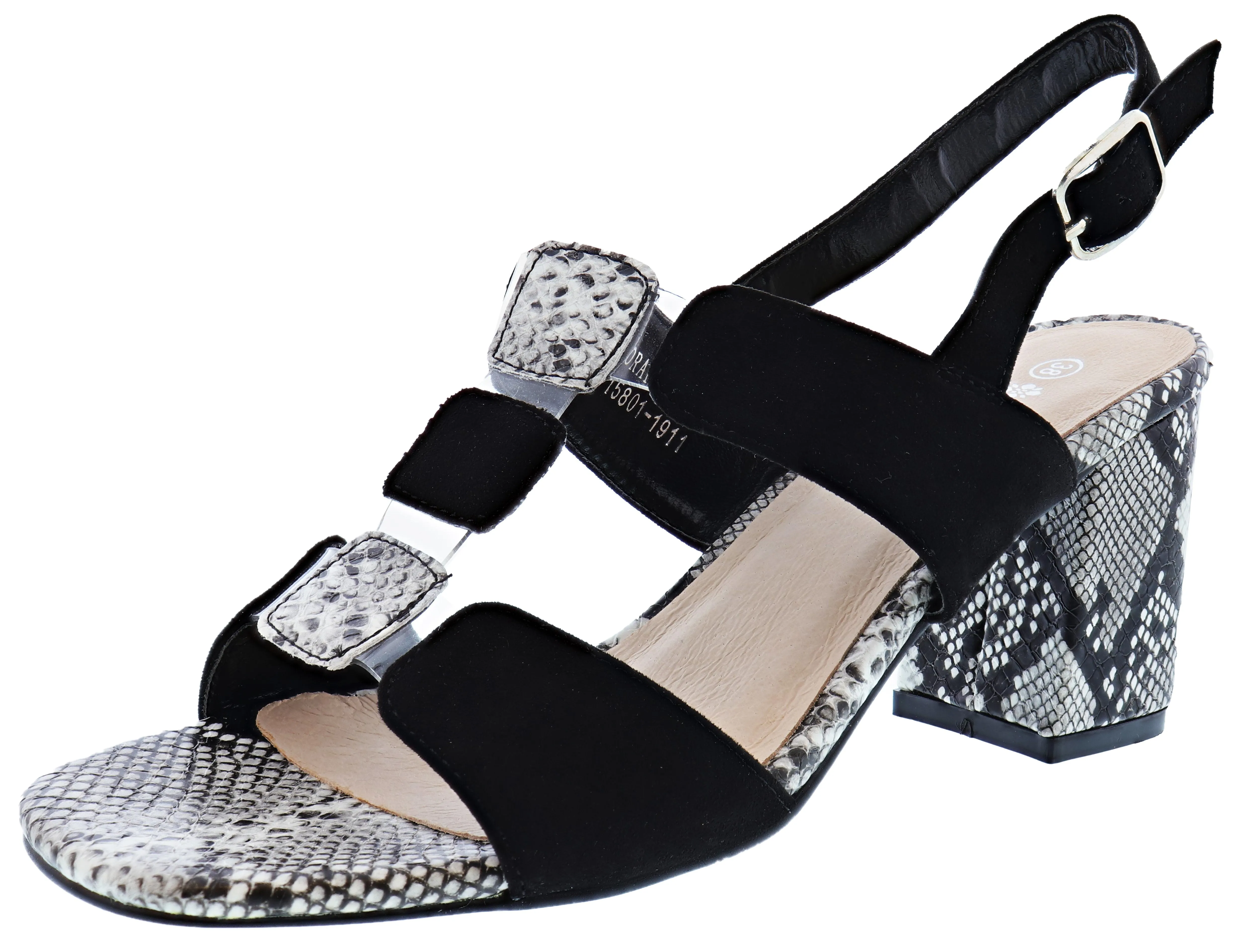 Patrizia Morara Slingback Heel Sandals Women Daywear Essential Memory Foam