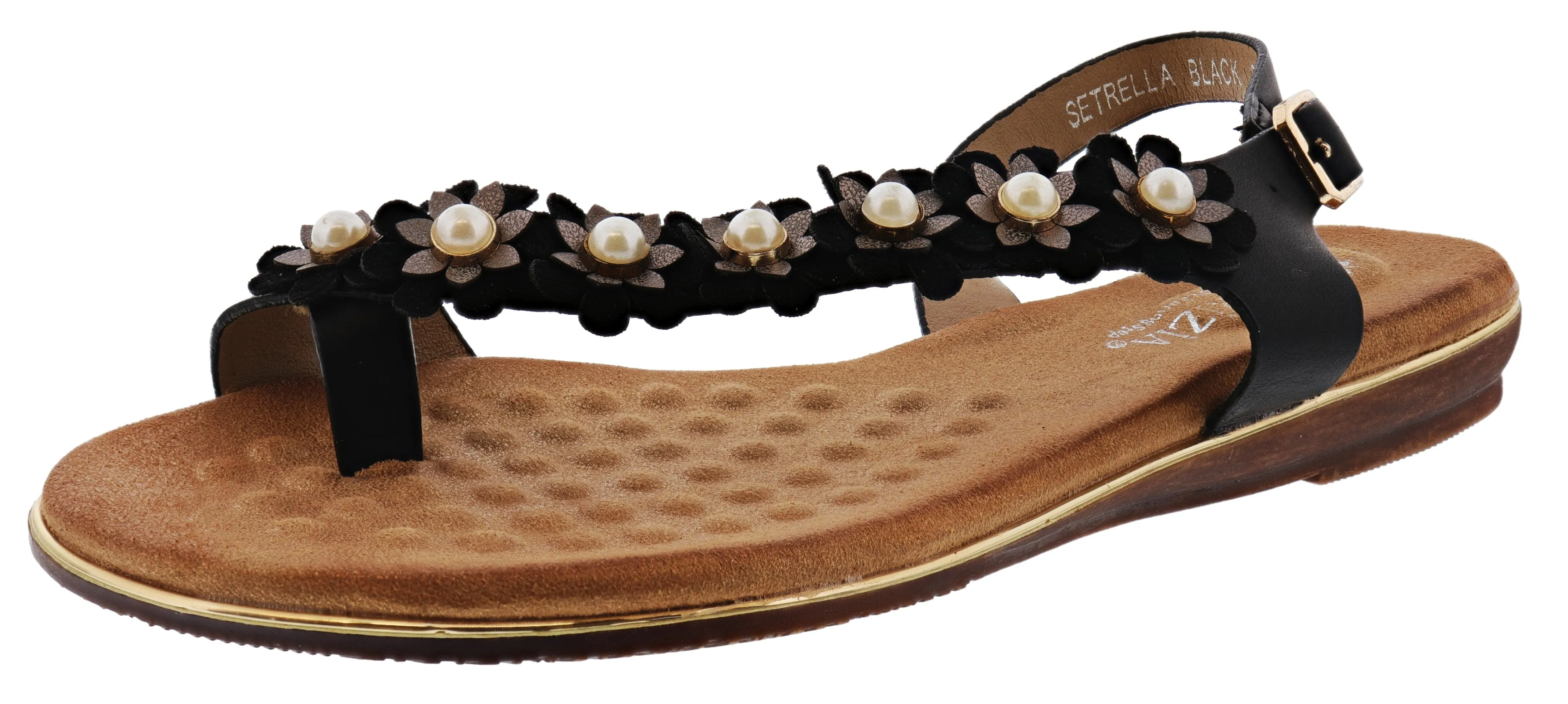 Chic Comfortable Breathable Travel Sandals Patrizia Setrella Flat Summer Sandals Women