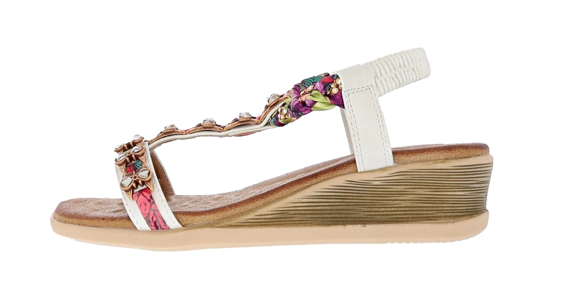 Patrizia Women's Zuri T-Strap Slide Sandals Stylish Beach Footwear