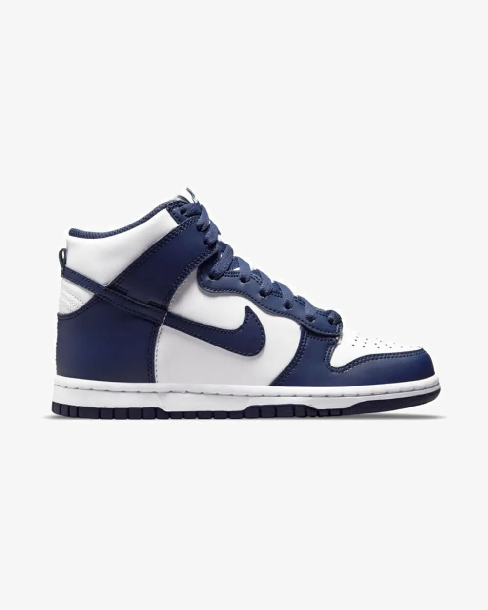 NIKE DUNK HIGH GS MIDNIGHT NAVY Wear Light