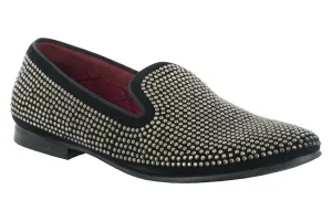 Bright shade Form Shade Steve Madden Caviarr Silver Rhinestone Loafer