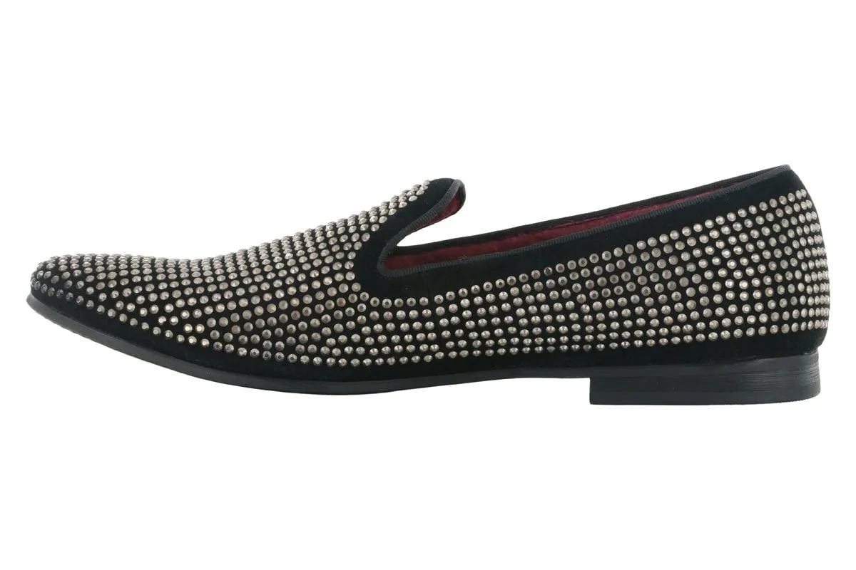 Steve Madden Caviarr Silver Rhinestone Loafer Timeless Appeal Grab Shade