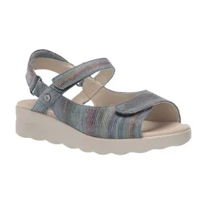 Pichu Sandal - 43-910 Multi White front - zip