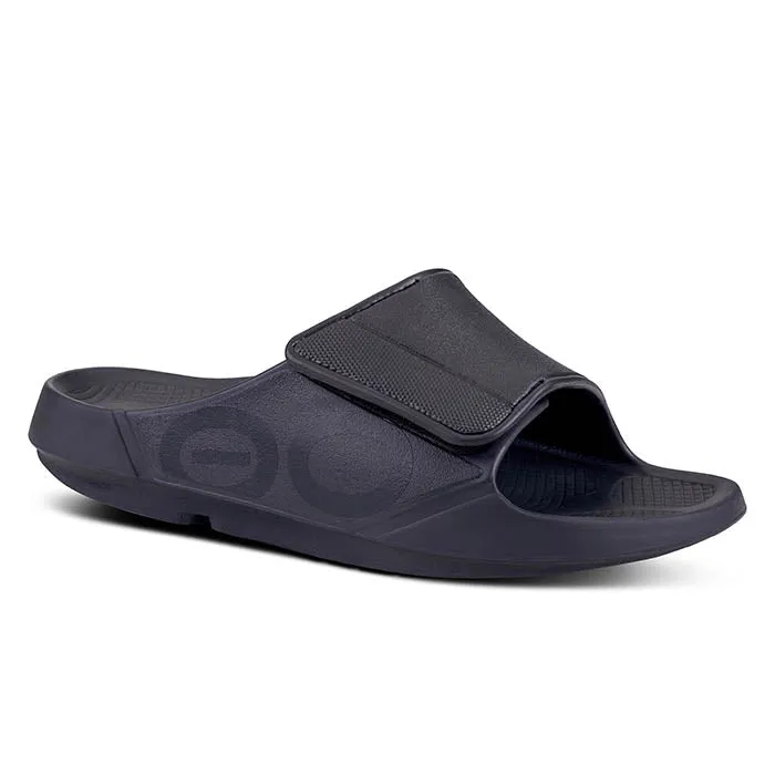 Womens Oofos Ooahh Sport Flex in Black Sandal Insoles All Daywear