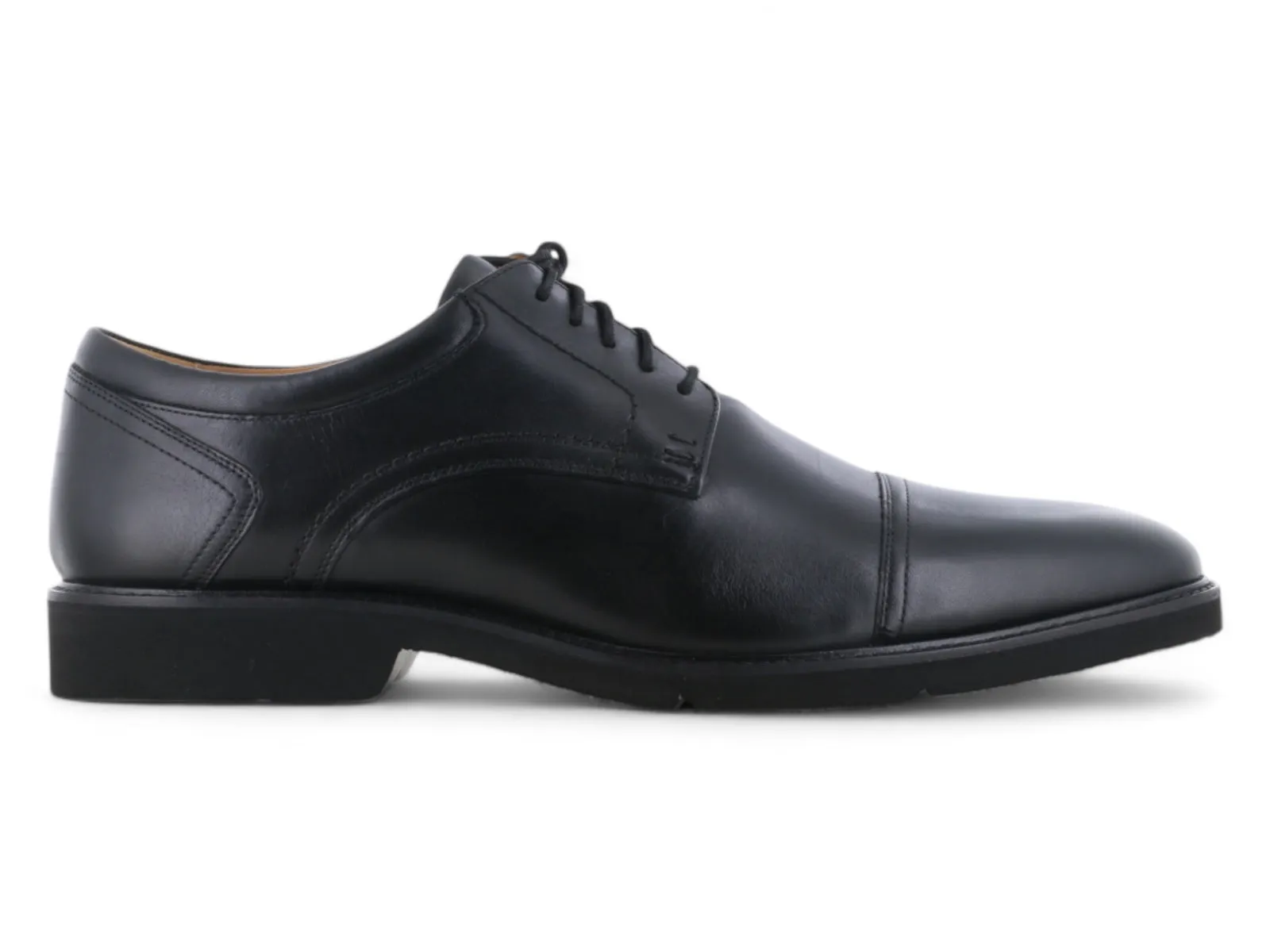 Rockport Findlay Cap Toe Oxford Black Travel Fit Prime Walk