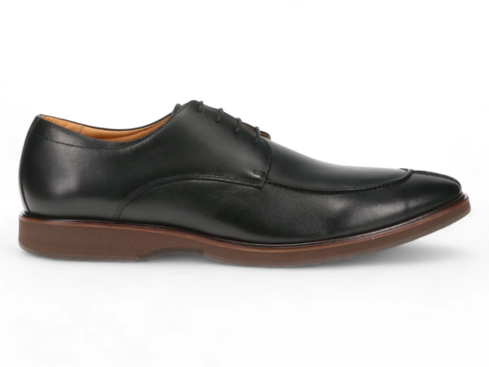 Edge Look Michael Ellis Elliott Apron Dress Shoe Black