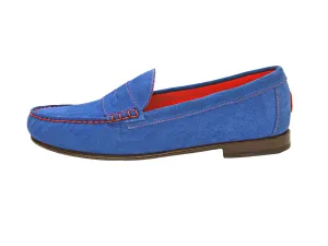 The Blue Suedes Penny Loafer Shoe City Safe Fashionable Flats