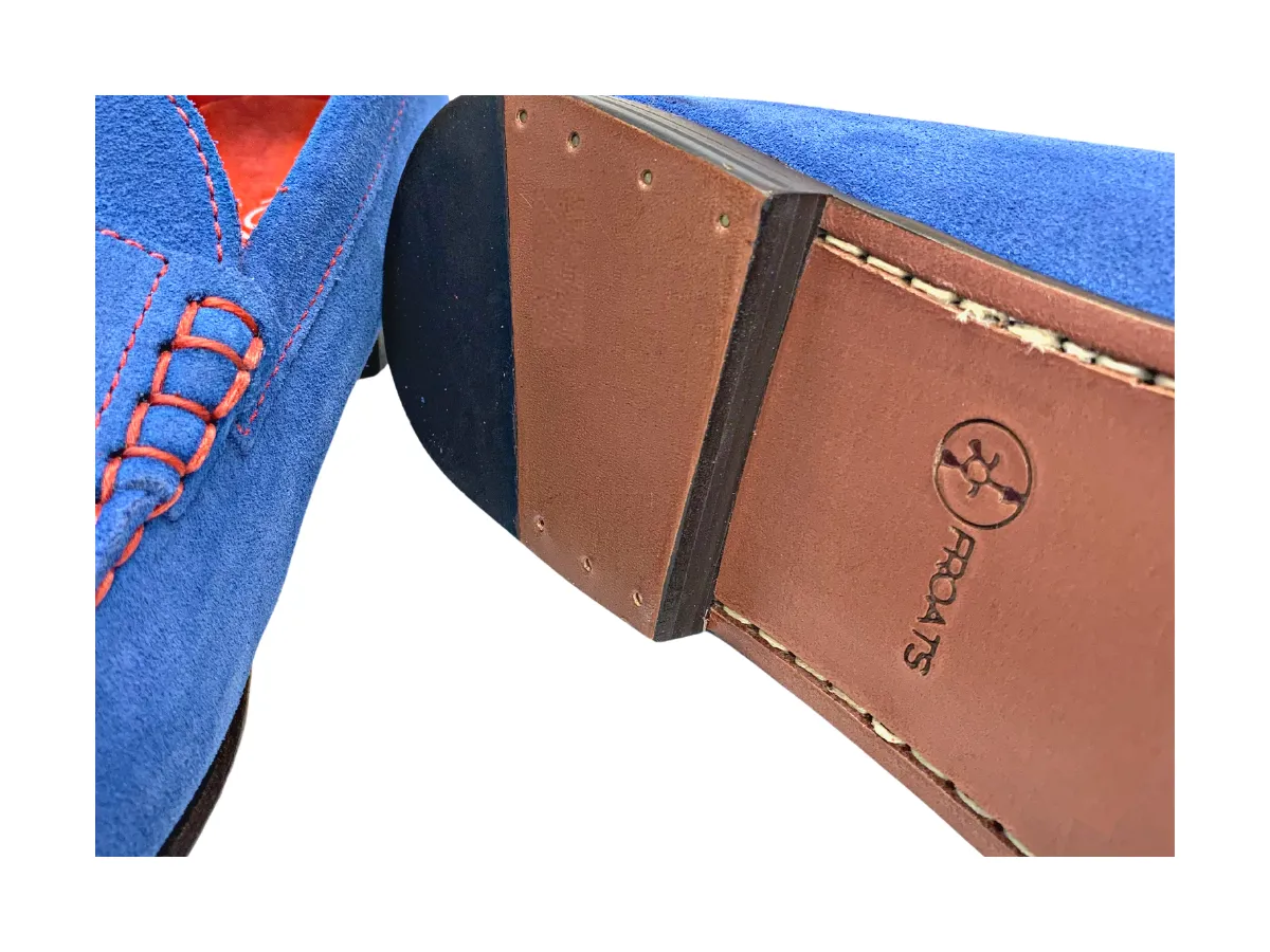 The Blue Suedes Penny Loafer Shoe Smooth Path