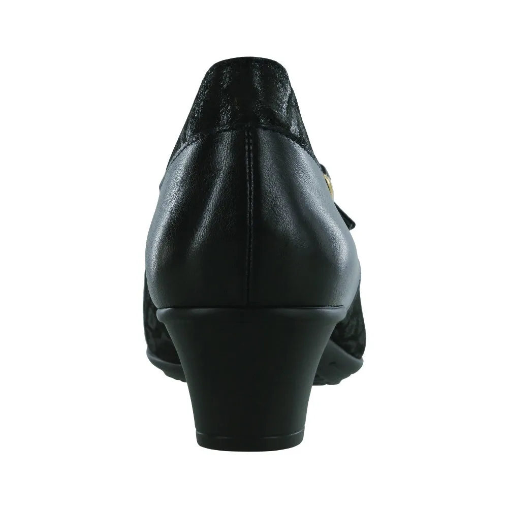 Isabel - Black / Snake Modern Edge