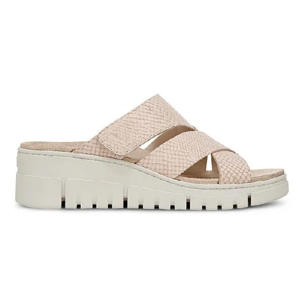 Cushioned Straps Breathable Sandals Womens Vionic Uptown Sunset in Cameo Rose