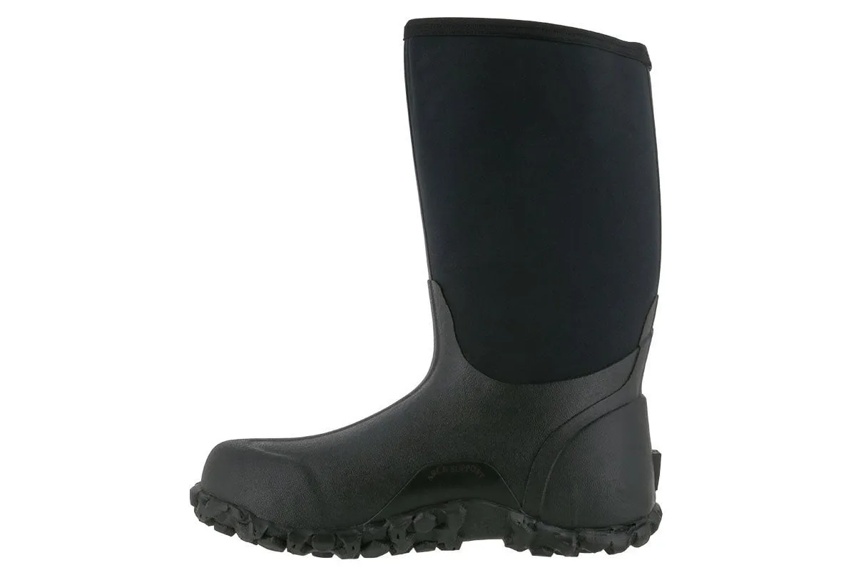 Bogs Classic High Black Travel Outfit Hop Step