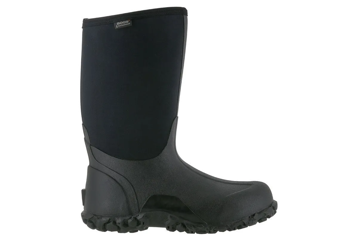 Chill Weather Silver Glow Bogs Classic High Black