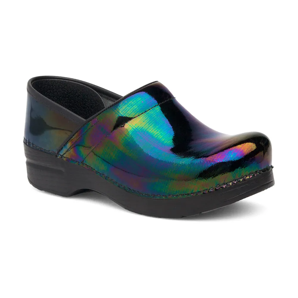 Professional Petrol Patent Women's heel - cup indoor shoe features
