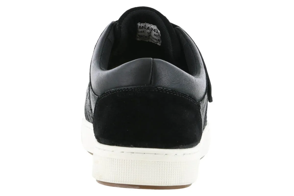Propet Kade Velcro Sneaker Black Step Relief Smooth glide