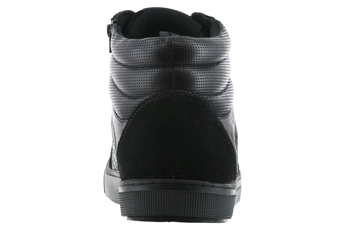 Chic Street Propet Kenton High Top Casual Sneaker All Black