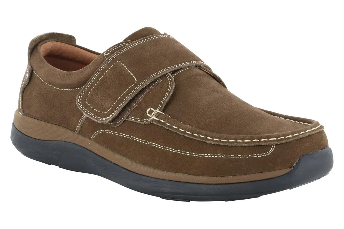 Ice Step No Squeeze Propet Porter Velcro Strap Shoe Timber