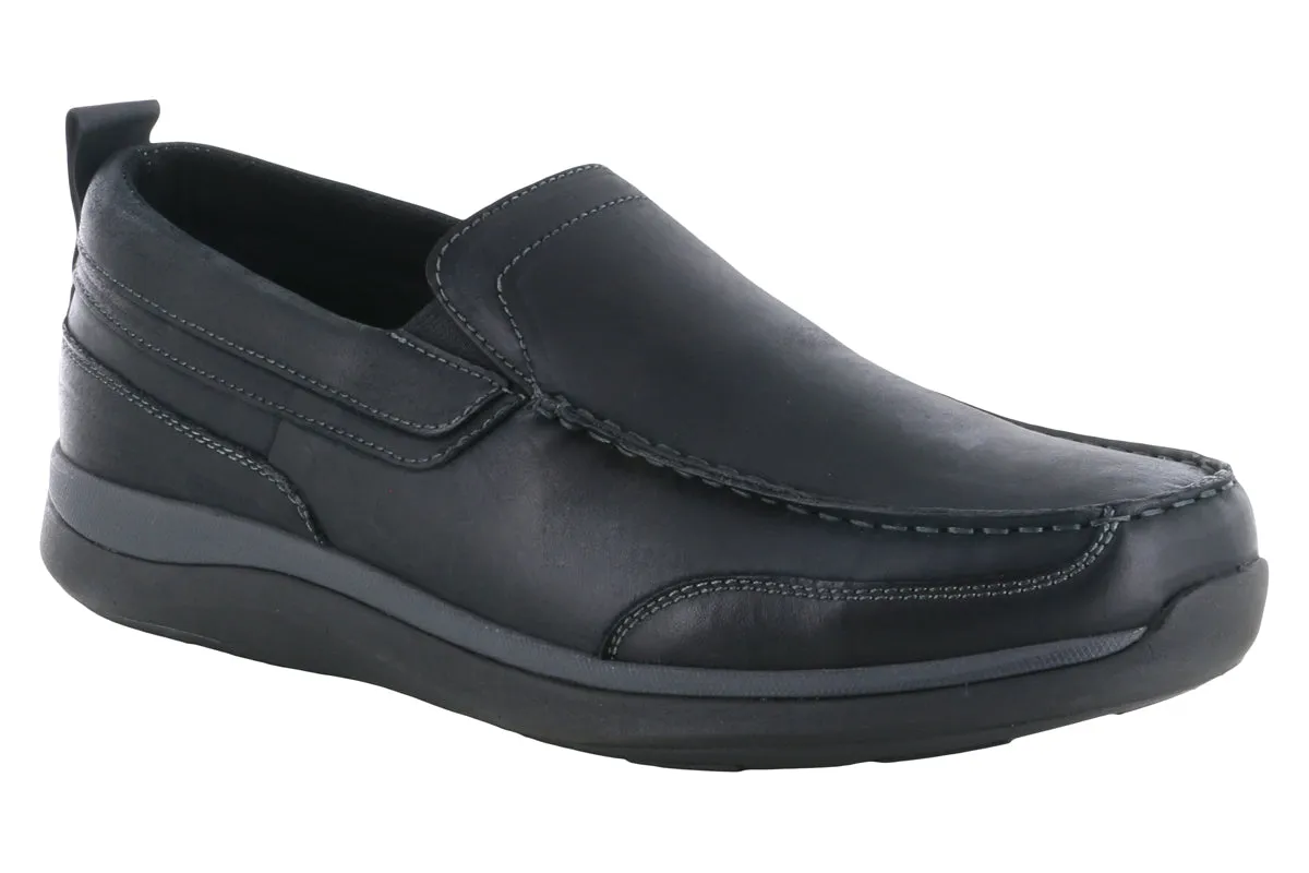 Propet Preston Slip On Black Outdoor Footwear