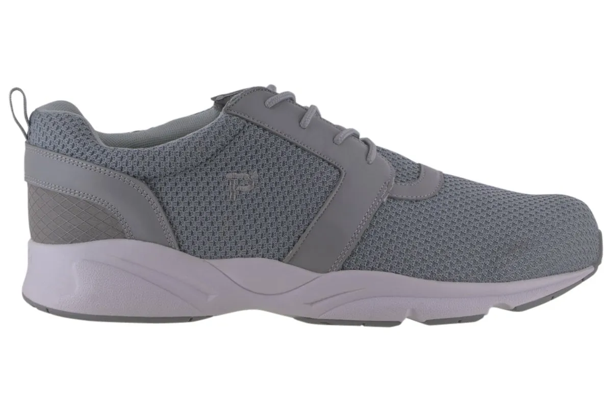 Propet Stability X Light Grey Breath Fresh Balanced Walk