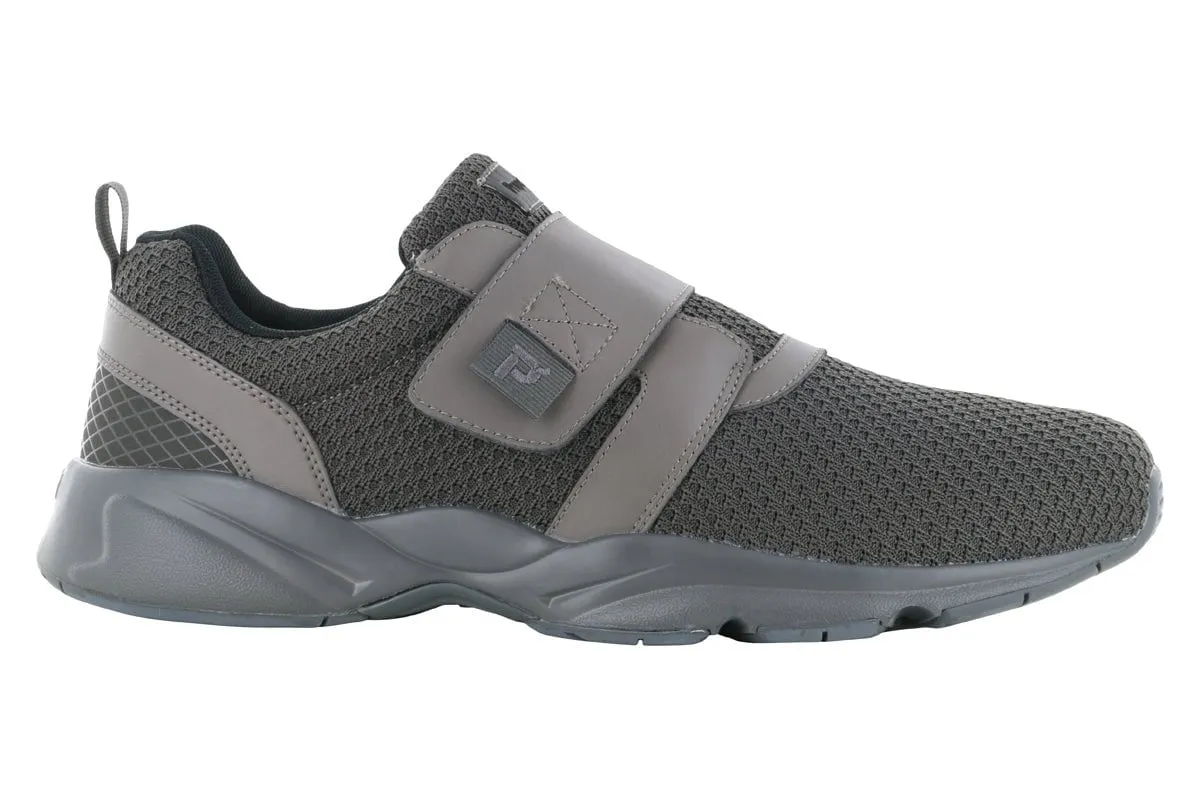 Propet Stability X Strap Dark Grey Elastic Band