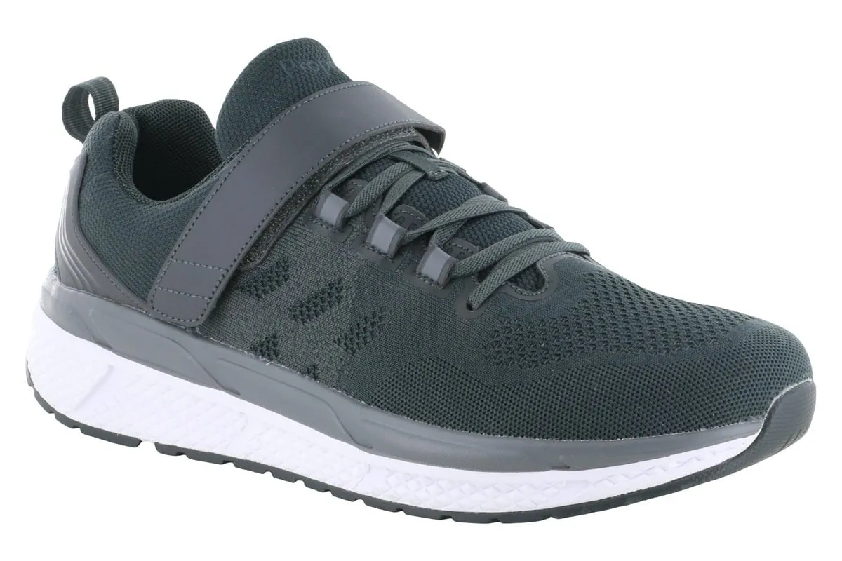 Stone Gray Propet Ultra 267 FX Velcro Athletic Shoe Grey