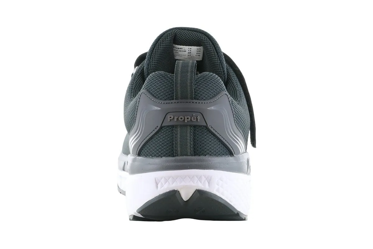 Propet Ultra 267 FX Velcro Athletic Shoe Grey Fast Wear