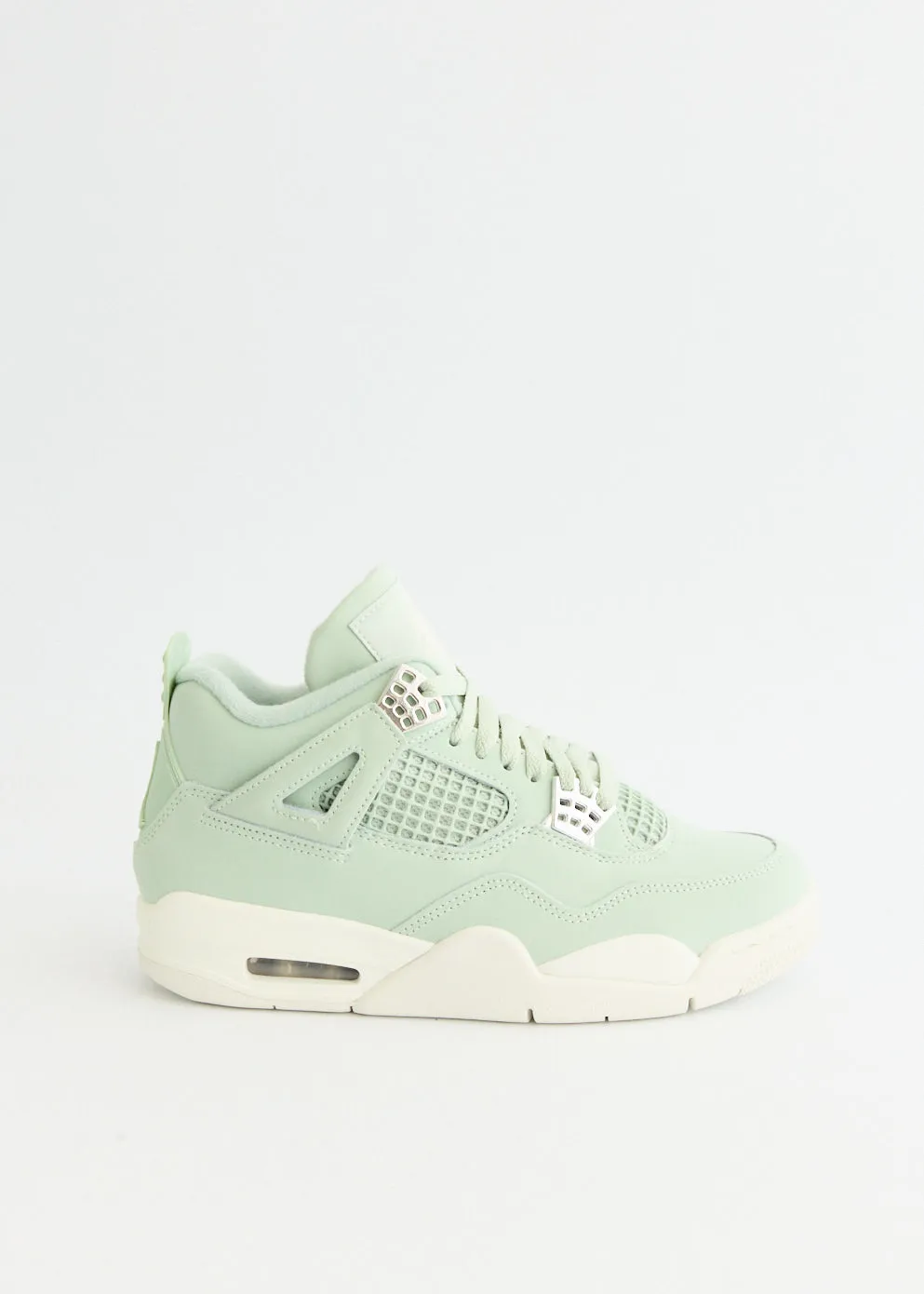 Women's Air Jordan 4 'Seafoam Sail' Sneakers Clear Run Grass Jog