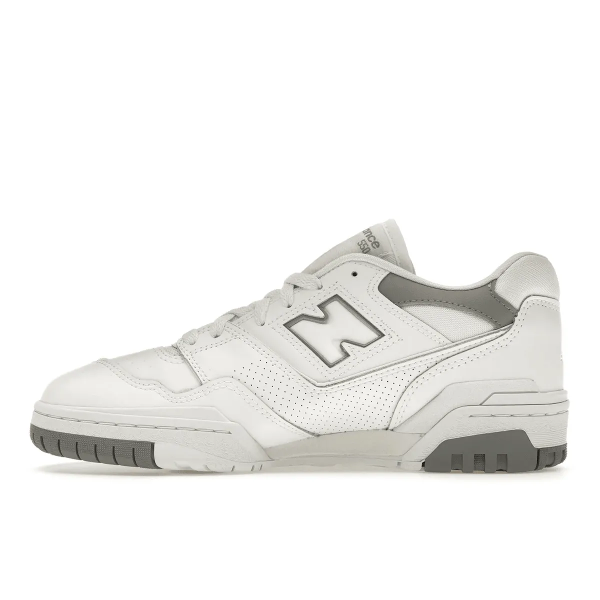 New Balance 550 White Shadow Grey Recycled Material Options