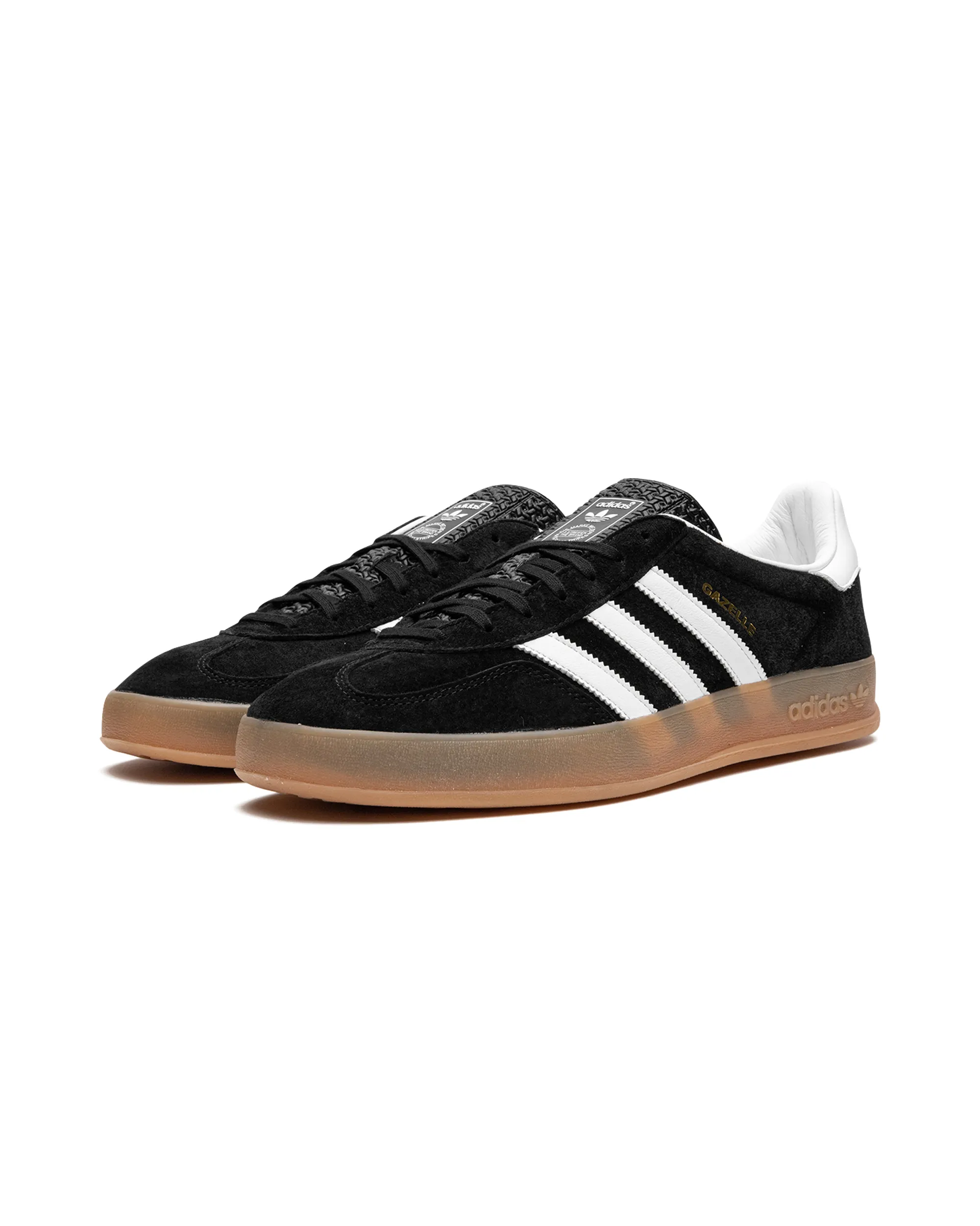 suitable for wide feet for physical therapists adidas Gazelle Black White Gum