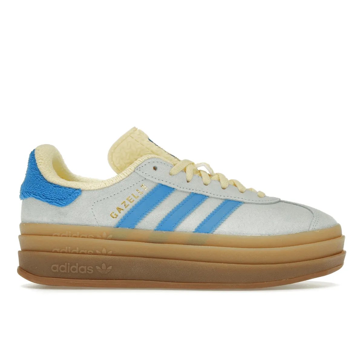 Jogging Ease Feet Support Adidas Gazelle Bold Almost Blue Yellow
