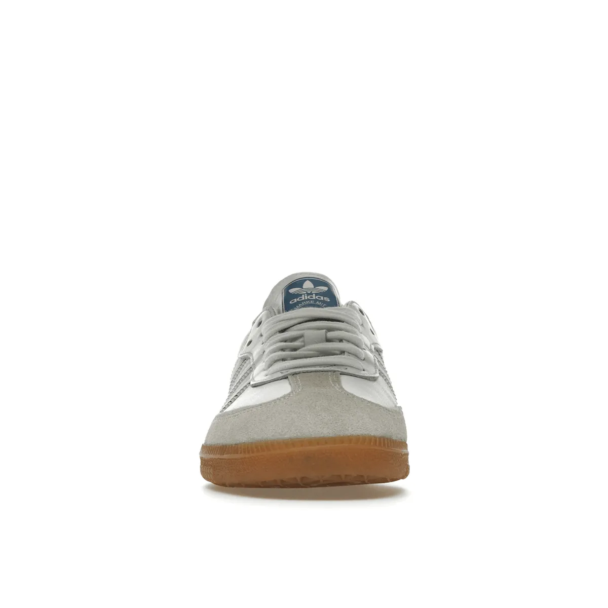 Adidas Samba Leather Cloud White Lucid Blue Easy Wear Relaxed Movement