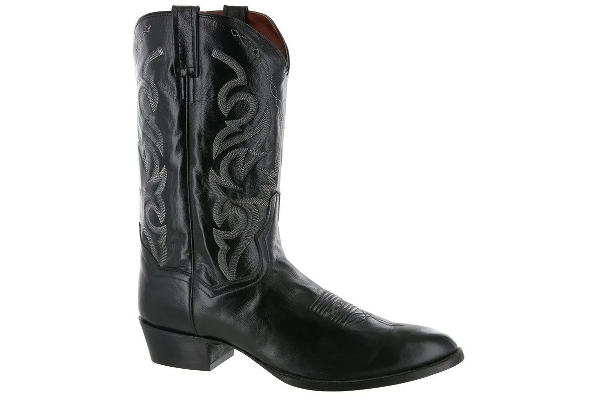 Water Repellent Dan Post Milwaukee Soft Toe Western Boot Black