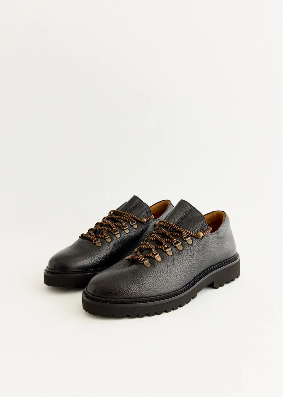 Layered Look Flexible stability Rasmus Lug Lace-Up Shoes