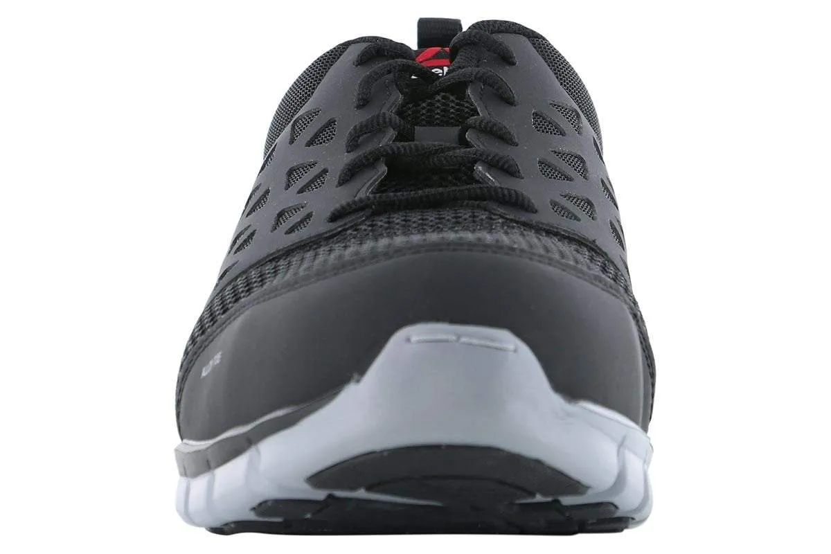 Reebok Sublite Alloy Safety Toe Shoe Black Men Mode Secure Motion