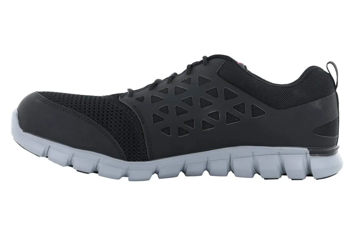 Reebok Sublite Alloy Safety Toe Shoe Black Stable Happy Move