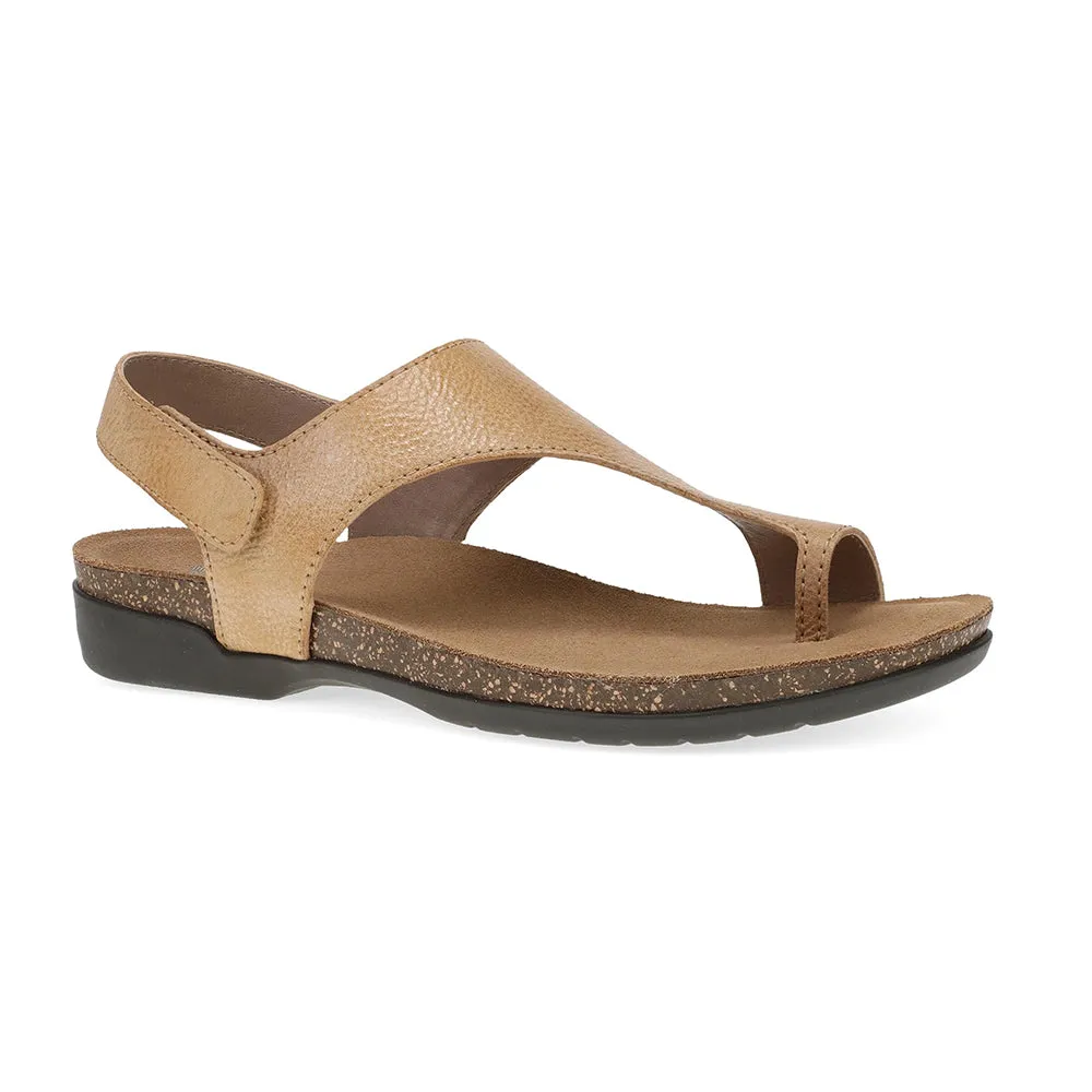 reasonable Tailored arch Reece T-Strap Slingback Sandal - Honey Distressed